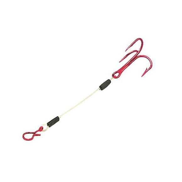 Northland SHT2-R Sting'r Hook, taille 2", triple, rouge, 3 par carte