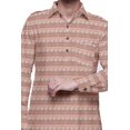 thumbnail image 4 of Atasi Kurta Pathani Classique à Col pour Garçons Chemise en Rayonne à Poche avant, 4 of 5
