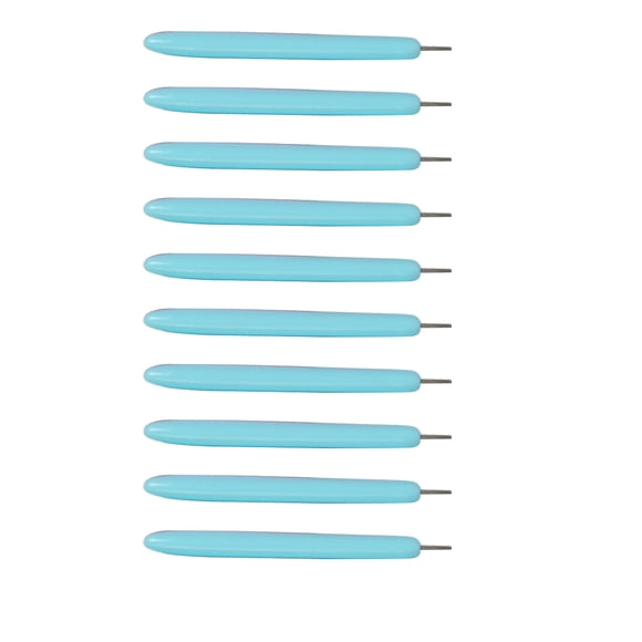 VONKY 10 Pieces Quilling Needle Paper Rolling Tools Easy Operation Handmade Accessory Card Making Supplies Art Craft Scrapbooking Kits blue