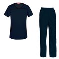 thumbnail image 1 of Women's Scrubs Set Scrub Top and Pants Scrubs Set, 1 of 3