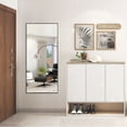 thumbnail image 2 of NeuType Full Length Floor Mirror Rectangular Black 47"x22", 2 of 6