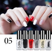 FcBaudy Nail Polish, Gifts for Women 6 Bottles Of Nail Polish Non-tearable No Baking Quick-drying And Lasting 30ml Nail pen