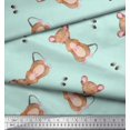 thumbnail image 2 of Soimoi Purple Heavy Satin Fabric Tendril & Abstract Print Fabric by Yard 54 Inch Wide, 2 of 5