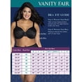 thumbnail image 2 of Vanity Fair Womens Beauty Back Full Figure Underwire Bra, 42DD, Ghost Navy, 2 of 6
