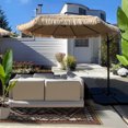 thumbnail image 3 of Aoodor Grand patio 9 FT Thatch Tiki Umbrella(No Base), 3 of 9