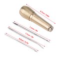 thumbnail image 2 of 3 Needle Copper Handle Sewing Awl Leather Shoe Repair Tool, Leather Shoe Repair Tool for Hand Tools Shoes and Repair, 2 of 9