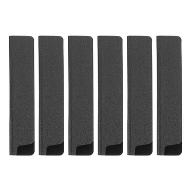 6 Pack Knife Tip Guards 4.72"x 1" ABS Knife Cover Sleeves Knife Case Blade Protector Universal Knife Sheath, Black