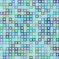 thumbnail image 1 of Ahgly Company Machine Washable Indoor Square Transitional Tron Blue Area Rugs, 7' Square, 1 of 7