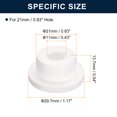 thumbnail image 3 of Unique Bargains 6 Pcs White Plug Holes, T21 Rubber Button Plug for 20mm/0.79' Hole, 3 of 6
