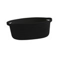 thumbnail image 2 of simhoa Cotton Rope Basket Shelf Basket for Remotes Key Makeup Holder Container Desk Black, 2 of 8