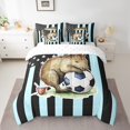 thumbnail image 2 of YST Capybara Ensemble de Douillette, 7 Pcs, Format Simple, Thème Dessin Animé, Brun, Polyester, Lit en Sac, Simple, 2 of 5