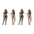 thumbnail image 1 of kurtrusly 2 Pcs Collants Aguichant Bas Résille Bas en Maille Bas pour Dames Fournitures pour Femmes 2Ensemble, 1 of 6