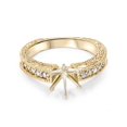 thumbnail image 4 of Gold 1/4ct Diamond Engagement Semi Mount Ring Setting, 4 of 4