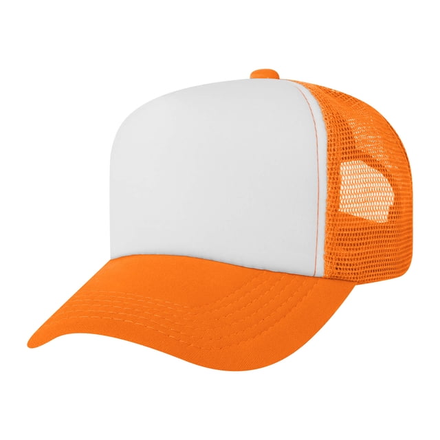 TOPTIE Adult 5 Panel Trucker Hat Foam Front Mesh Back Baseball Cap