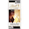 thumbnail image 1 of Lindt EXCELLENCE Fusion 70% Dark & White Chocolate Bar, 100g, 1 of 10