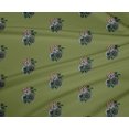 thumbnail image 4 of oneOone Polyester Lycra Fabric Floral Block Printed Craft Fabric BTY 56 Inch Wide, 4 of 4