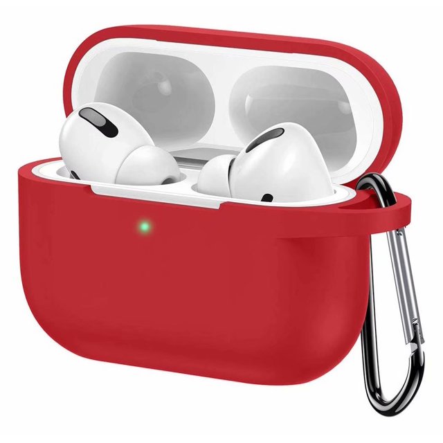 Protective Cover for AirPods Pro Case, Bounce Carrying Case with Keychain for 2019 AirPods Pro Charging Case