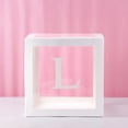 thumbnail image 2 of 26 Letters DIY Party Decoration White Transparent Balloons Wedding Confession Birthday Party Decoration Scene Layout Balloons, 2 of 4
