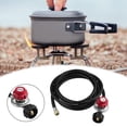 thumbnail image 3 of Visland Propane Regulator 0-20 PSI High Pressure Adjustable Propane Regulator with QCC-1 Type Hose U.S. Propane Tanks Gas Burner Cooker Turkey Fryer Replacement Parts, 3 of 7