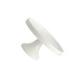 thumbnail image 1 of fastboy Cake Serving Trays Household Simple Style Fruit Cupcake Plate Pastry Storage Holder Tabletop Solid Color Dessert Stand Accessory White rounded 11in, 1 of 1