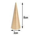 thumbnail image 5 of pitrice Gold Jewelry Display Earrings Stand for Bracelet 3x8cm Cone, 5 of 5