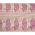 thumbnail image 4 of oneOone Polyester Lycra Fabric Peacock Block Printed Craft Fabric BTY 56 Inch Wide, 4 of 4