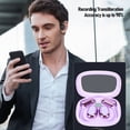 thumbnail image 4 of AI Translation Earbuds, 140 Languages Ear Hook Translator 3 Working Modes  for Travel Learning Pinkish,Black,Beige,Purplish, 4 of 7