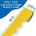 thumbnail image 2 of Carson Dellosa Education CD-108467 Rolled Scalloped Borders, Yellow, 2 of 7