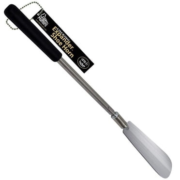 FootMatters Chausse-Pied Extensible à Manche Extra Long - Se Tourne pour Se Bloquer - s'Étend de 16 à 31 Pouces
