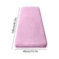 thumbnail image 3 of 47in Extra Large Corals Fleece Bath Mat Soft Shaggy Bathroom Rug Non-Slide Latex Backing Absorbent Quick Dry Machine Washable Floor Carpet for Bathtub Shower Sink Doorway Home Decor, 3 of 8