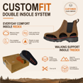 thumbnail image 4 of Comfy Moda Bottes Chelsea en Cuir Imperméables pour Femmes Légende Tout-Terrain, 4 of 6