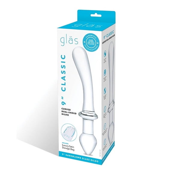Glas Gode Classique Incurvé à Double Extrémité de 9 Po - Transparent