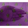 thumbnail image 4 of oneOone Viscose Chiffon Fabric Diamond & Paisley Block Print Fabric By The Yard 42 Inch Wide, 4 of 4
