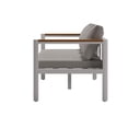 thumbnail image 4 of Cannes Aluminum Patio Sectional Set, White, 4 of 11