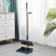 thumbnail image 1 of Chmadoxn Brooms Indoor 180° Rotatable Standing Storage Magnetic Suction Type Snap Brooms And Dustpan Set With Scraping Teeth And Scraper Cleaning Suitable For Home portable broom, 1 of 7