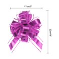 thumbnail image 2 of 12pcs 9" Extra Large Pull Bow Metallic Gift Wrapping Bows Ribbon Organza Rose Red for Wedding Baskets Presents, 2 of 6