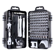 ZZkhGO 115-in-1 Screwdriver Set, Magnetic Phone Laptop Repair Tool Kit, Complete Hardware Tools for Electronics PC Watch Game Console