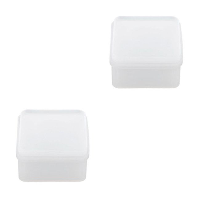 Youkk Durable Box Resin Mold Mould Flower Molds DIY -Shape Cake Square 2Set