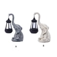 thumbnail image 3 of VONKY Outdoor Garden Statues With Solar Lantern Creating Beautifully Sculpted Elephant Decoration Statue With Solar White 1Set, 3 of 6