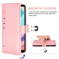 thumbnail image 3 of OnePlus 5T Case, iCoverCase Genuine Leather Wallet Case Slim Fit Folio Book Design with Stand and Card Slots Flip Case Cover for OnePlus 5T (Pink), 3 of 5