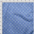 thumbnail image 4 of oneOone Cotton Flex Blue2 Fabric African Aztech Craft Projects Decor Fabric Printed By The Yard 40 Inch Wide, 4 of 4