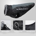 thumbnail image 2 of Labymos Dog Winter Coats Waterproof Reflective Dog Coat for Cold Weather Zip Up Dog Jacket, 2 of 8