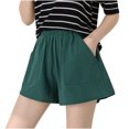 thumbnail image 2 of Georges Soldes d'Été Liquidation Shorts d'Été pour Femmes Mode Ample Décontracté Couleur Unie, 2 of 4