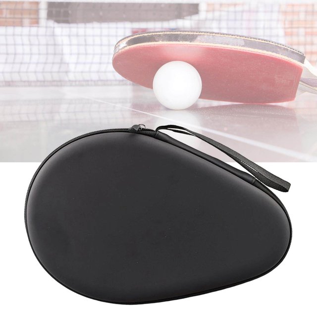 thinsony Cas de Raquette de Tennis de Table Multifonction Réutilisable Durable pour l'Entraînement en Plein Air Noir