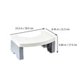 thumbnail image 2 of CNKOO Toilet Stool Foot Potty Poop Height Children Bathroom Pooper Rest Footrest Squatty Assistance Chair Splicable Foldable, 2 of 6