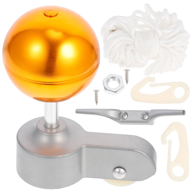 KAKOWELY 1 Set Durable Flagpole Repair Kit Flagpole Install Kit Flag Pole Accessories,5.12"X2.95"X2.95"