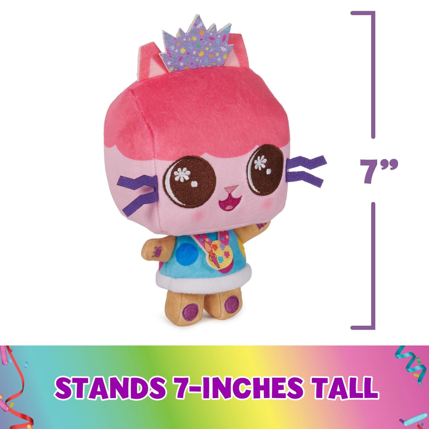 Gabby's Dollhouse, Peluche de fête Baby Box, Peluche pour enfants, Jouet pour filles et garçons à partir de 3 ans