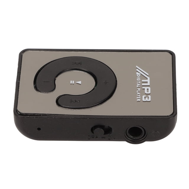 Music Player, ABS Mini Back Clip Player Lightweight For Daily Black,White,Green,Blue,Pink,Purple