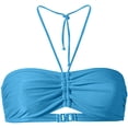 thumbnail image 1 of TIMIFIS Haut de Bikini Triangle à Nouer dans le Dos pour Femme Grande Taille, 1 of 2