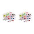 thumbnail image 2 of maskred Chaîne Porte-Lunettes à la Mode 50 Pcs Support Boucle Type D 50 Pcs 2Set, 2 of 6